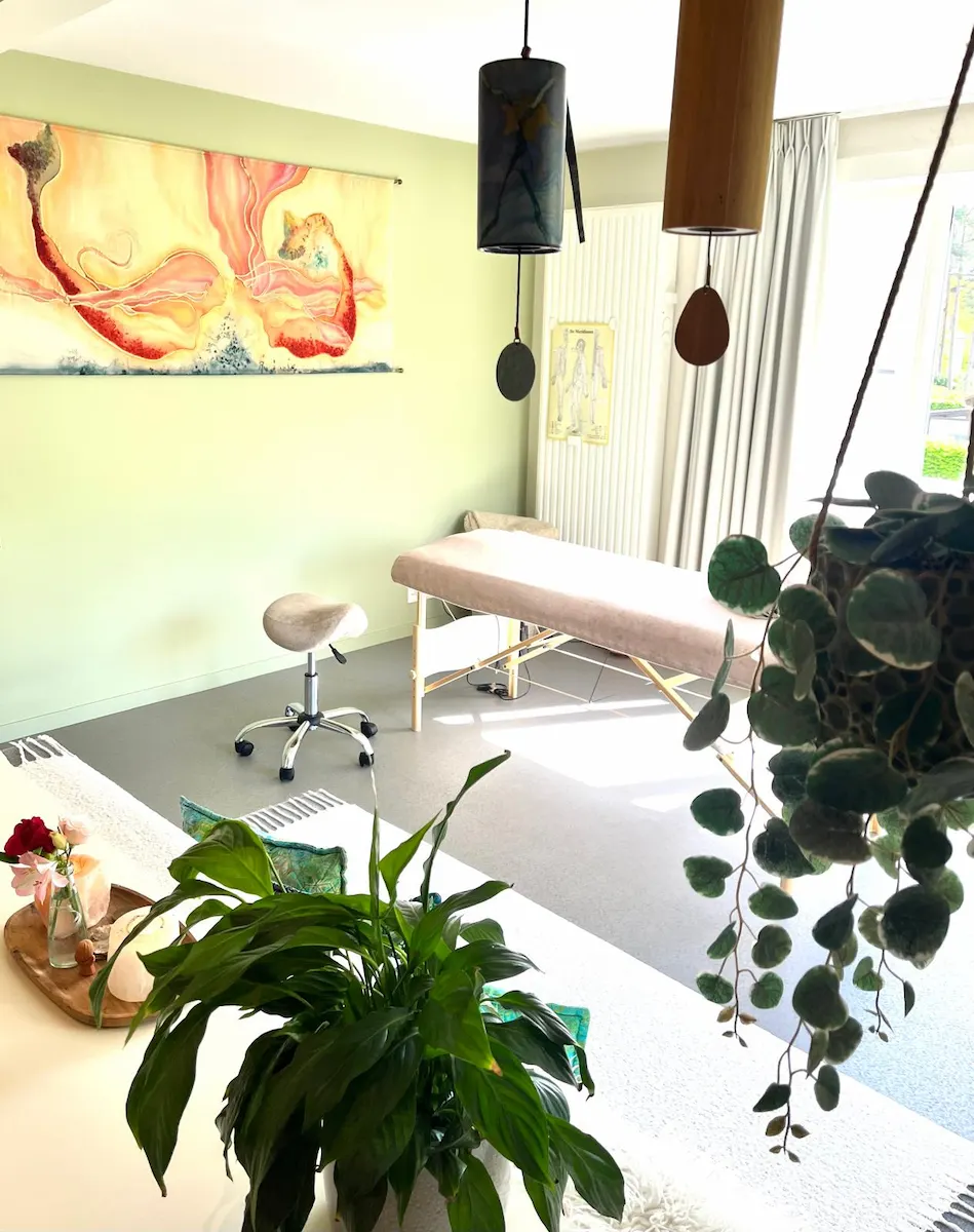 Ontspannende massage met bloesem
